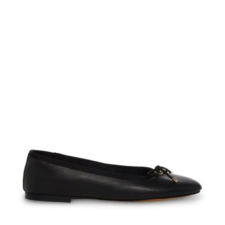 Ballerinas Steve Madden Blossoms Cuero Mujer Negras | ES OM8E93